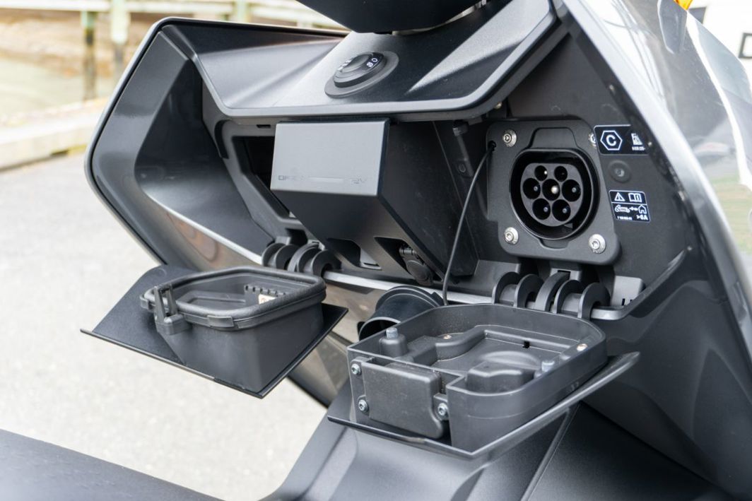 BMW Motorrad CE 04 electric scooter.