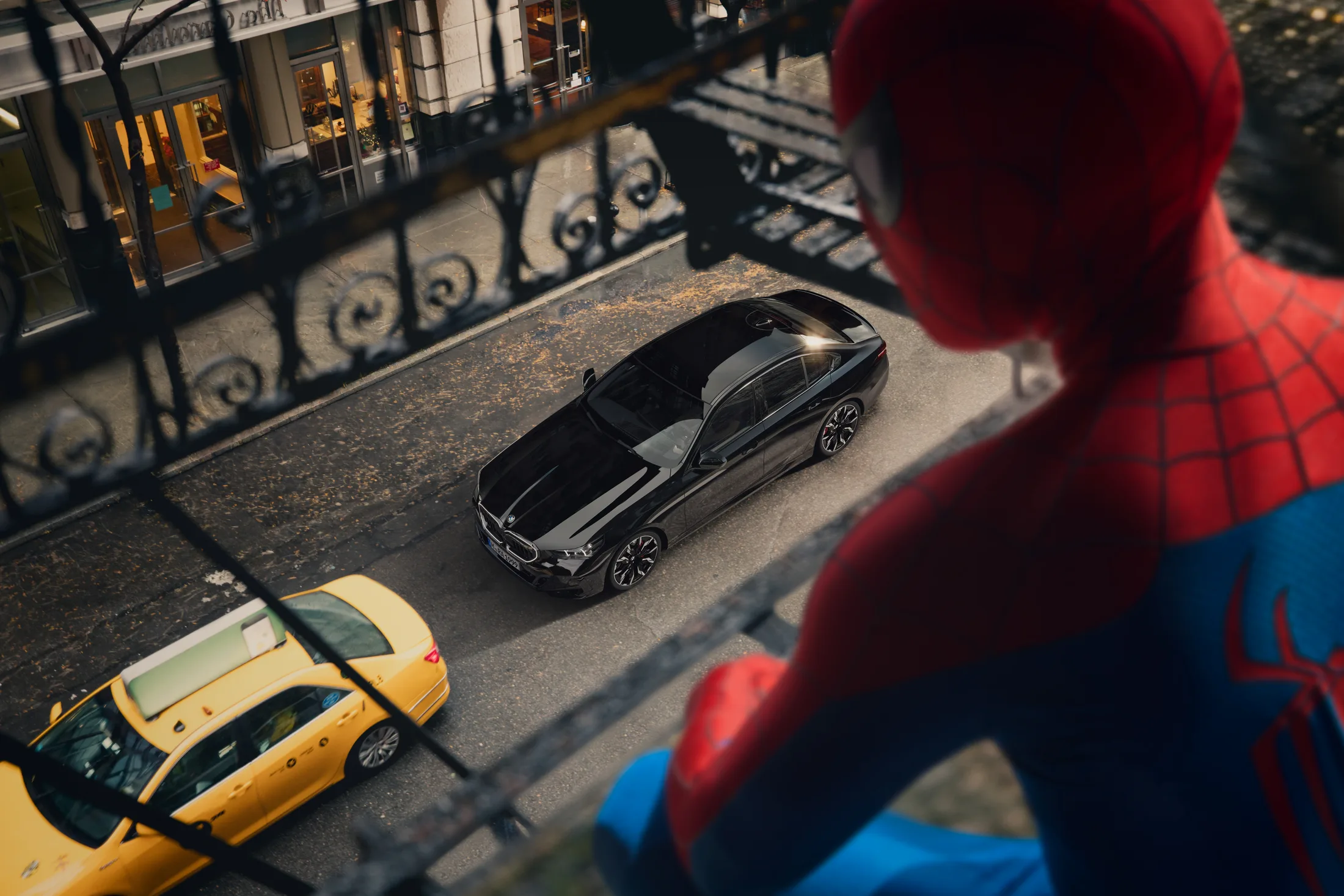BMW casts iX3 and 5 Series in Spider-Man: Brand New Day - P90651334