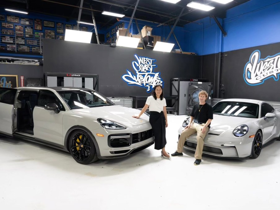 Mark Zuckerberg custom Porsche Cayenne GT minivan