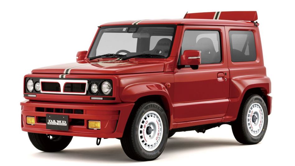 Suzuki Jimny Little Δ Lancia Delta Integrale body kit