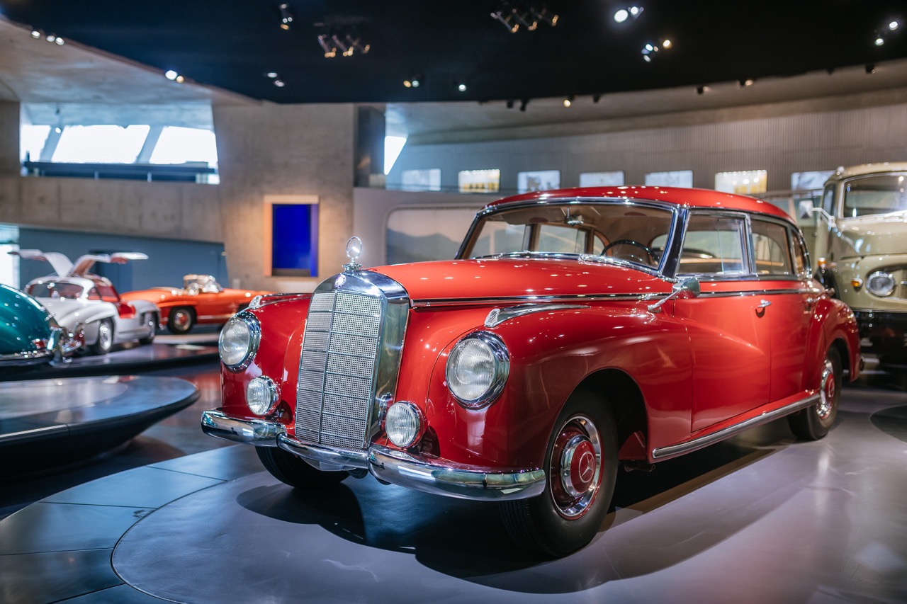 Mercedes-Benz’s first true luxury benchmark sedan is celebrating its 75th birthday