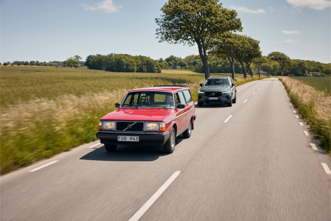 Volvo 240 and XC60.