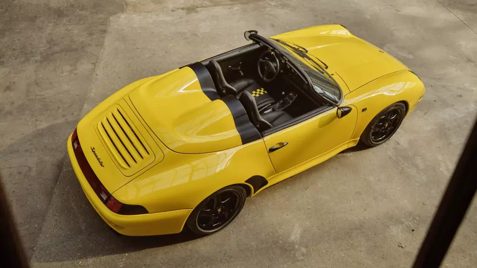 Porsche 993 Speedster yellow