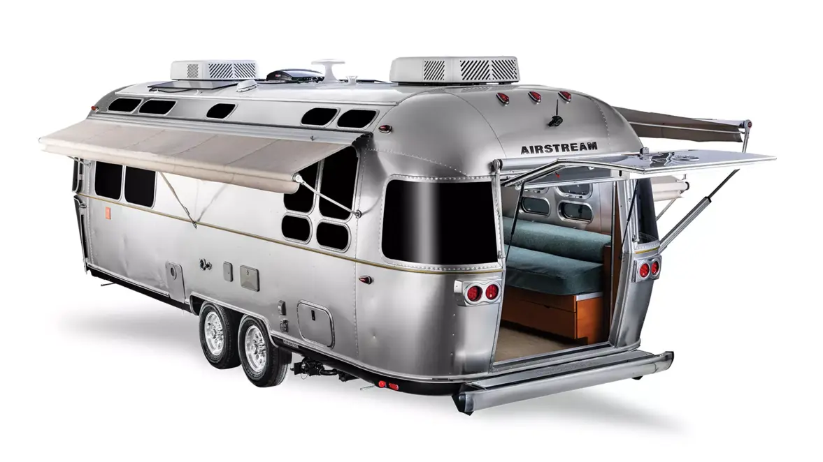 Airstream x Frank Lloyd Wright Usonian Travel Trailer