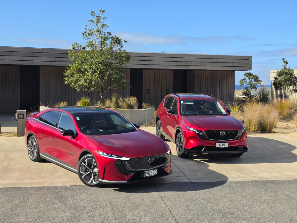 Mazda 6e and CX-5.