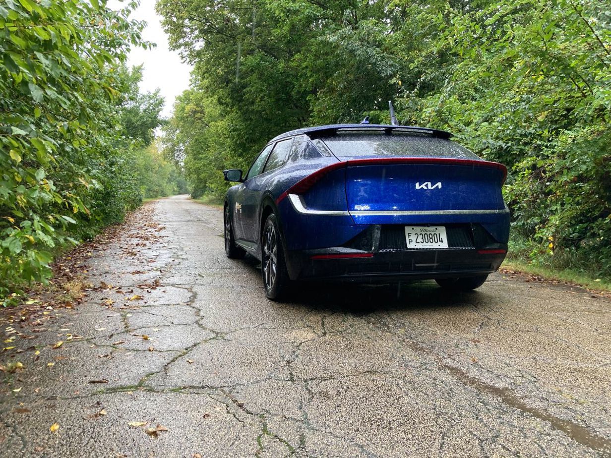Kia EV6 on Route 66.