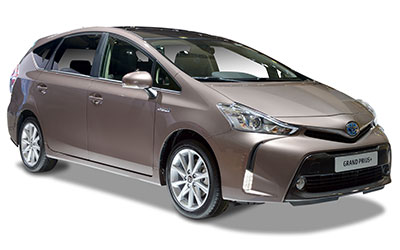 A TOYOTA PRIUS V vehicle
