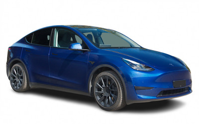 A TESLA MODEL Y vehicle