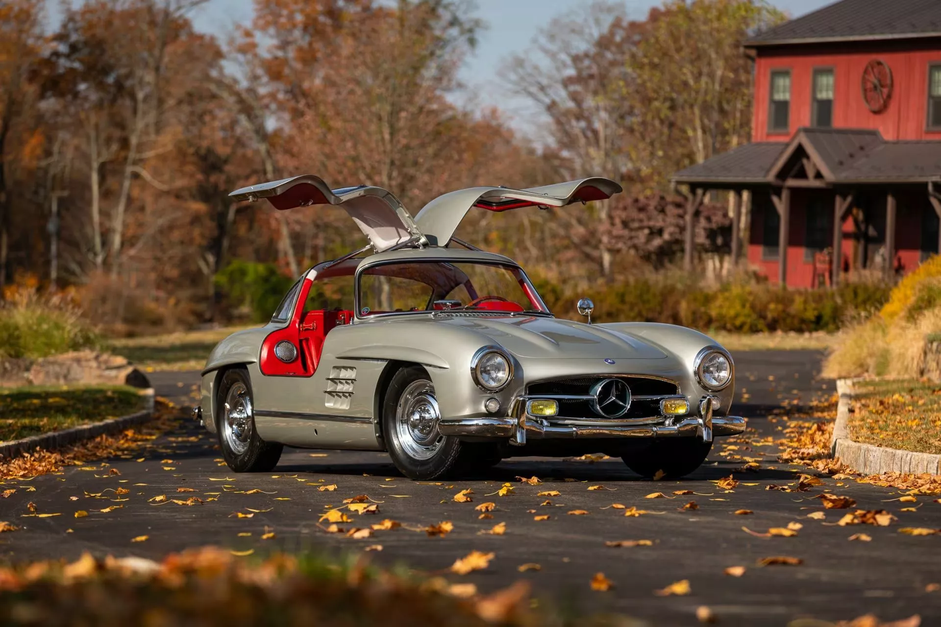Modello Mercedes-Benz 300sl del 1955, 1/32 Veicolo Giocattolo con Funzione Suono&Luce e Funzione di Ritorno, Modelli di Auto da Collezione, Regalo per Bambini Bianco Modello Mercedes-Benz 300sl del 1955, 1/32 Veicolo Giocattolo con Funzione Suono&Luce e Funzione di Ritorno, Modelli di Auto da Collezione, Regalo per Bambini Bianco