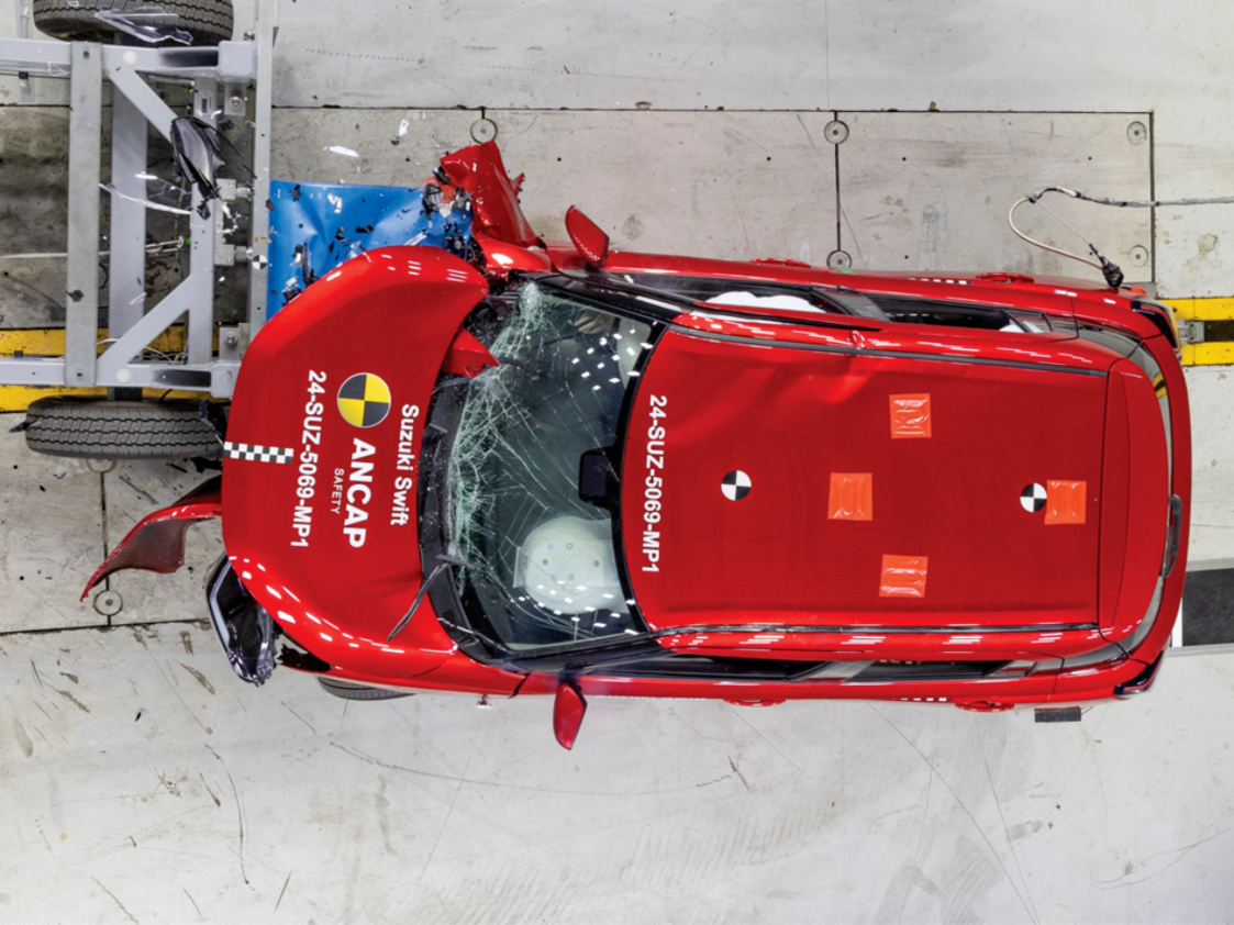 Suzuki Swift ANCAP test 2024.