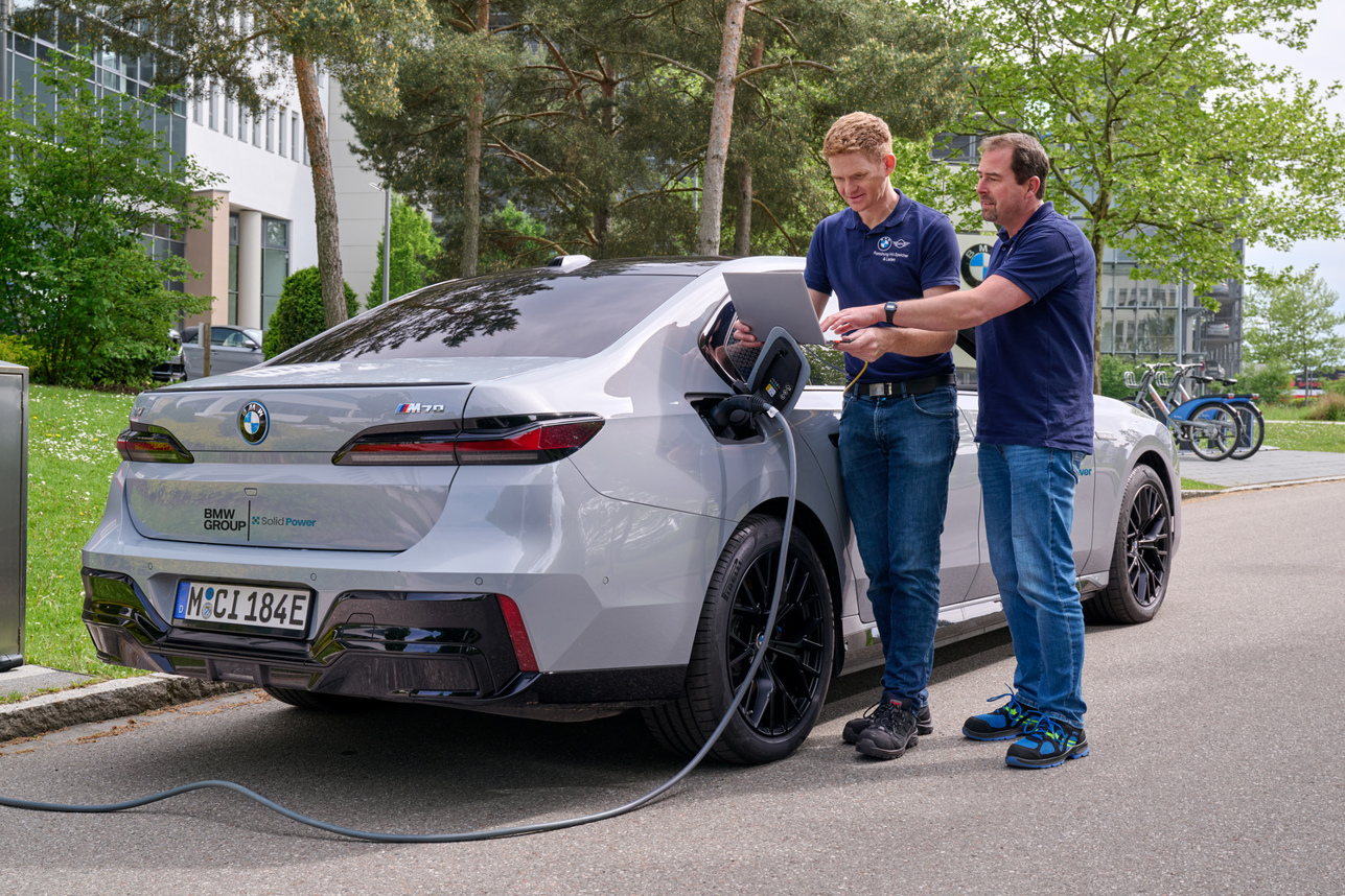 BMW's prototype i7 with solid-state battery tech