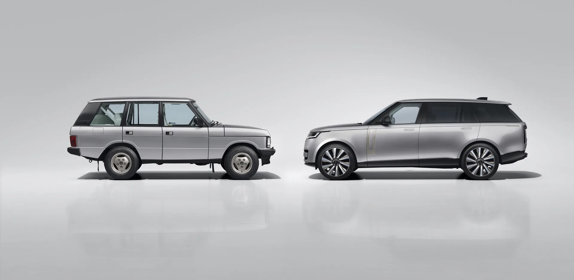 Range Rover Classic and SV Ultra side-profile comparison
