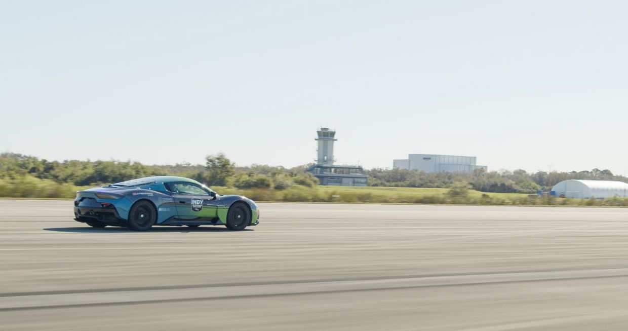 Maserati MC20 IAC autonomous speed record.