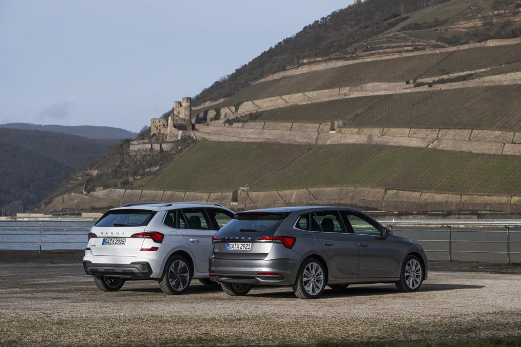 Skoda Kamiq and Scala.