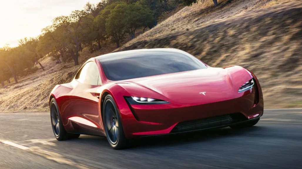 Tesla Roadster concept front view