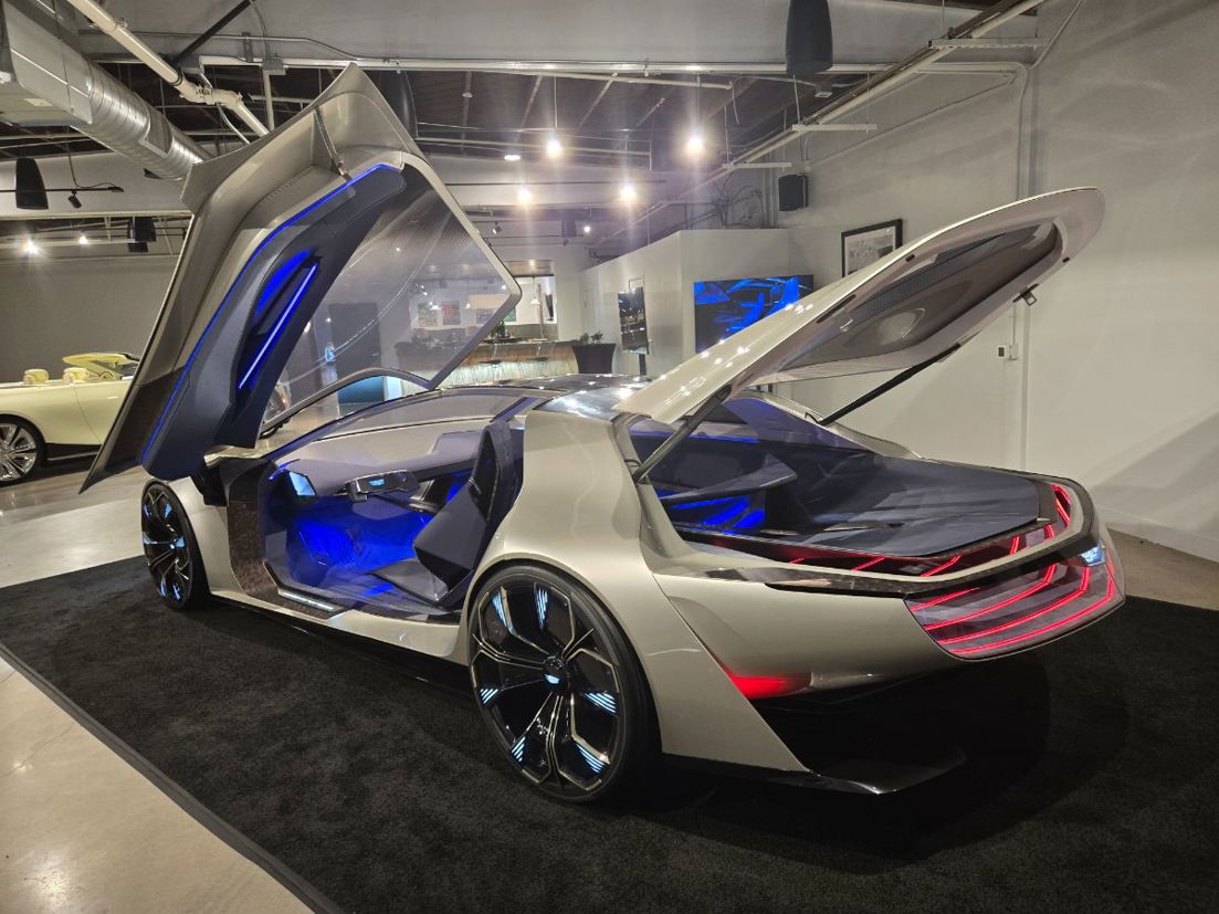 Cadillac concepts at Hagerty Garage + Social, Los Angeles.