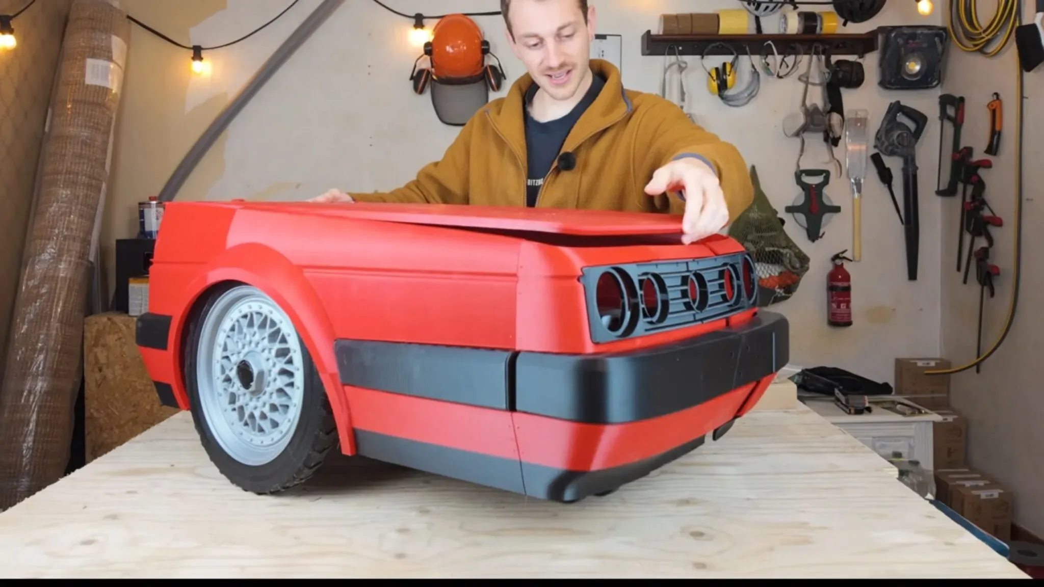 Mk2 Golf GTI mower body panels