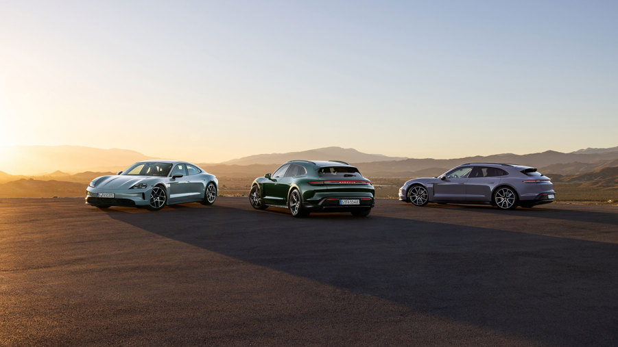 Porsche Taycan lineup