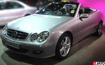 A MERCEDES-BENZ CLK-CLASS vehicle