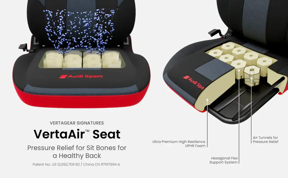 Audi Vertagear gaming chairs
