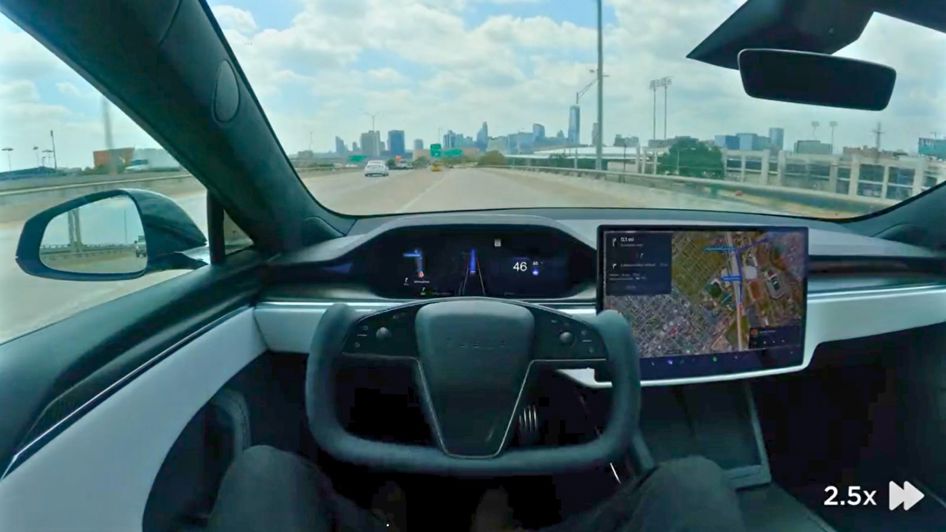 Tesla Full Self-Driving technology Austin Texas