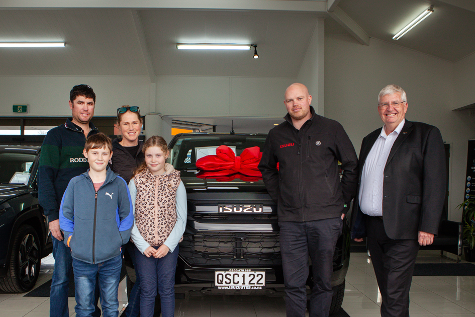 Fieldays 2024: Piopio dairy farmer wins Isuzu D-Max