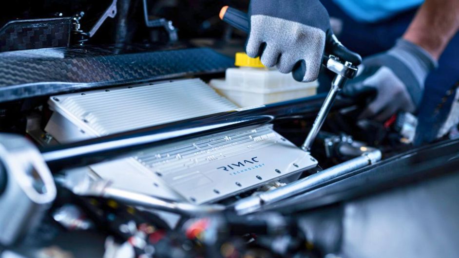 Rimac Nevera assembly