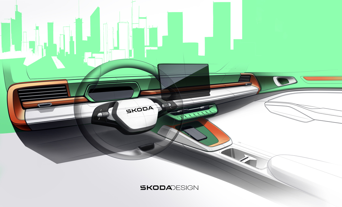 Skoda Epiq interior