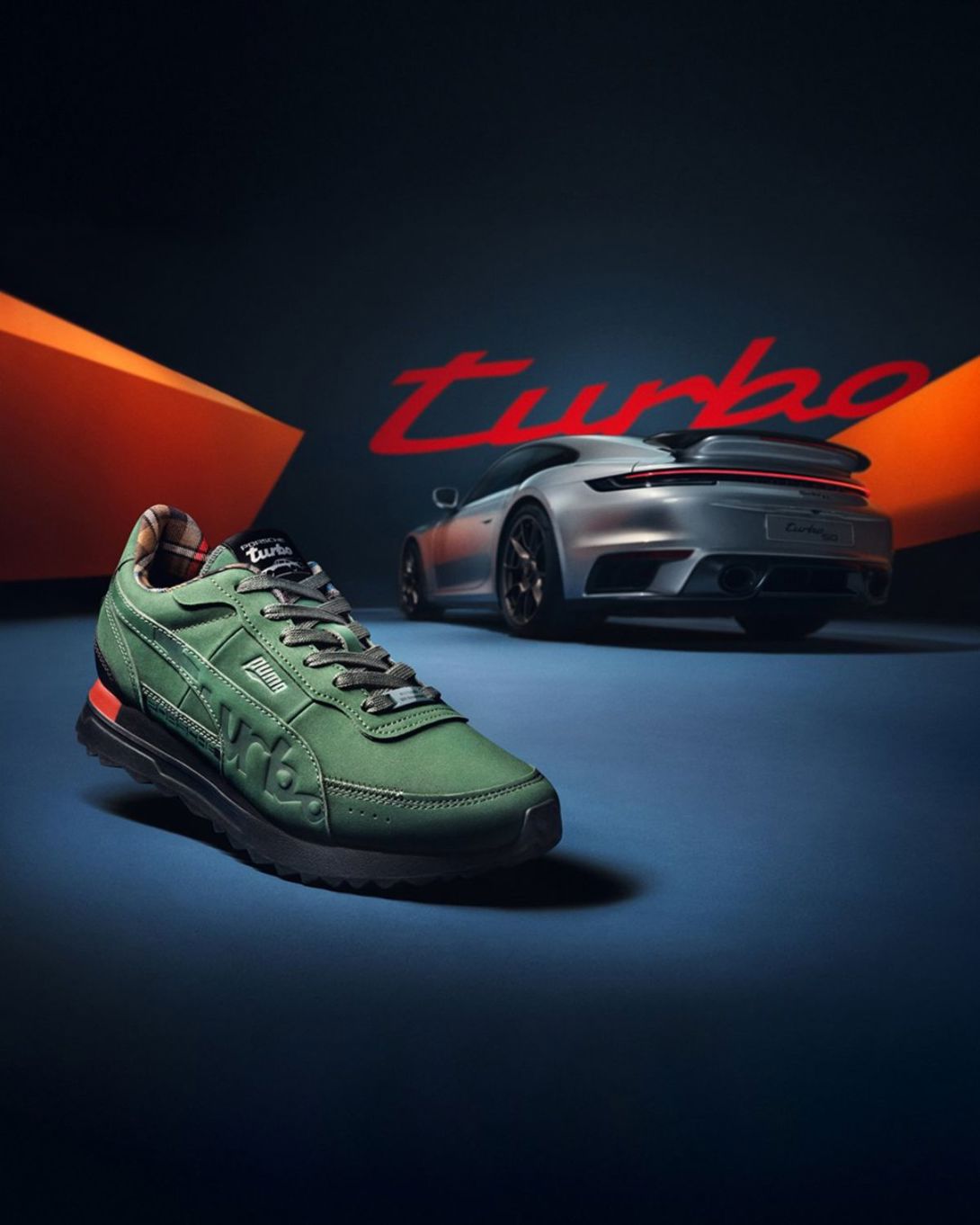 Porsche 911 Turbo celebration sneakers.