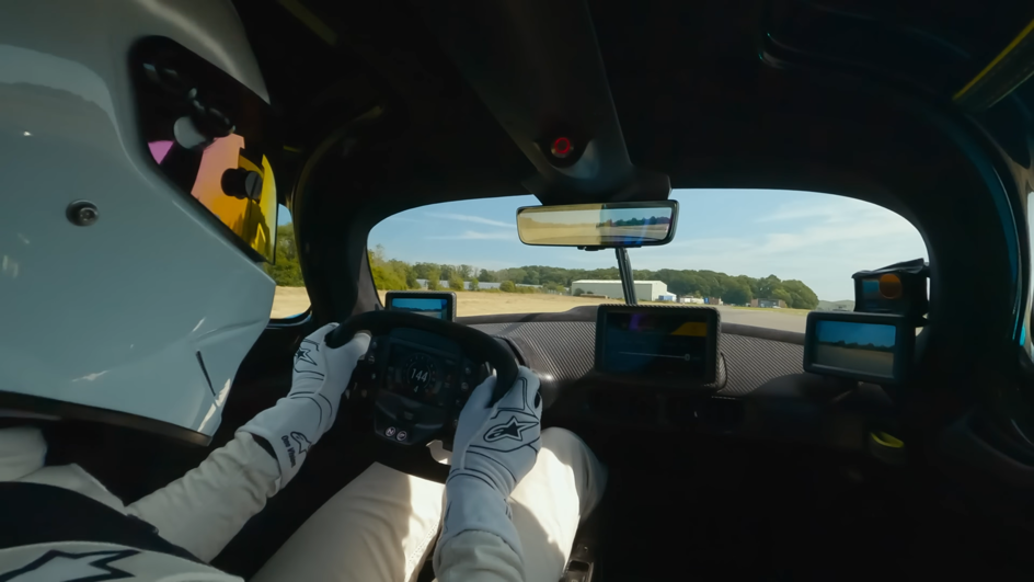 Aston Martin Valkyrie Top Gear track record