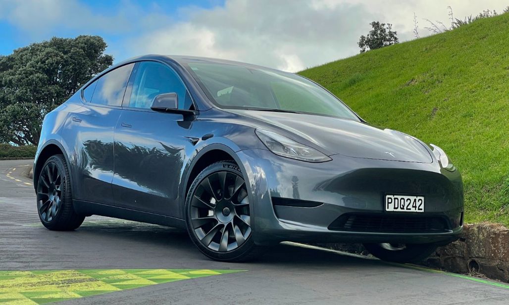 New Tesla Model Y: facelifted electric SUV's design previewed online