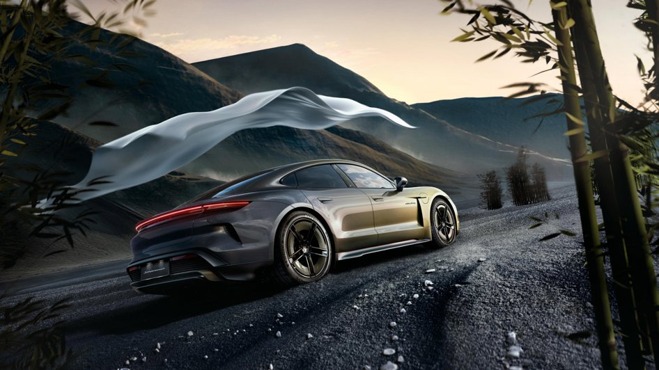 2024 Porsche Taycan Turbo S Celestial Jade