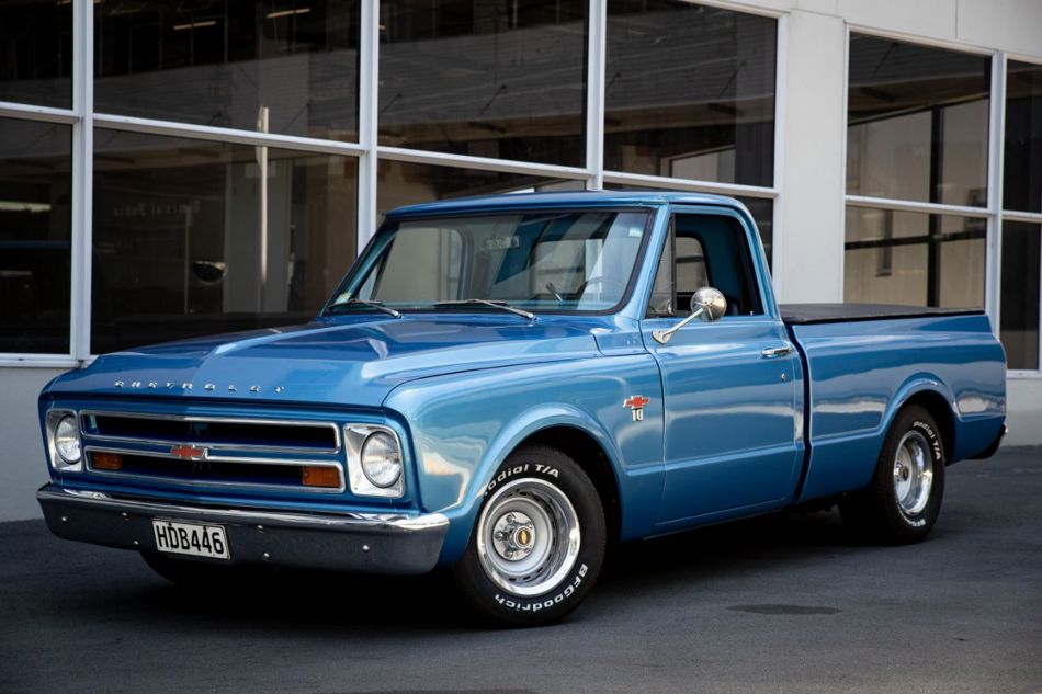 Chris Key and his 1967 Chevrolet C10 ute.