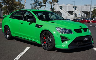 A HSV GTSR W1 vehicle