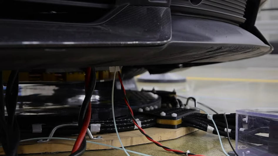 Porsche Taycan wireless charging