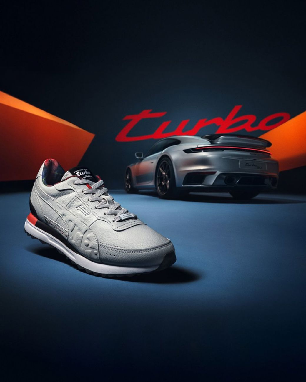 Porsche 911 Turbo celebration sneakers.
