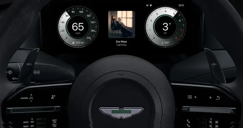 Next-gen Apple CarPlay Aston Martin