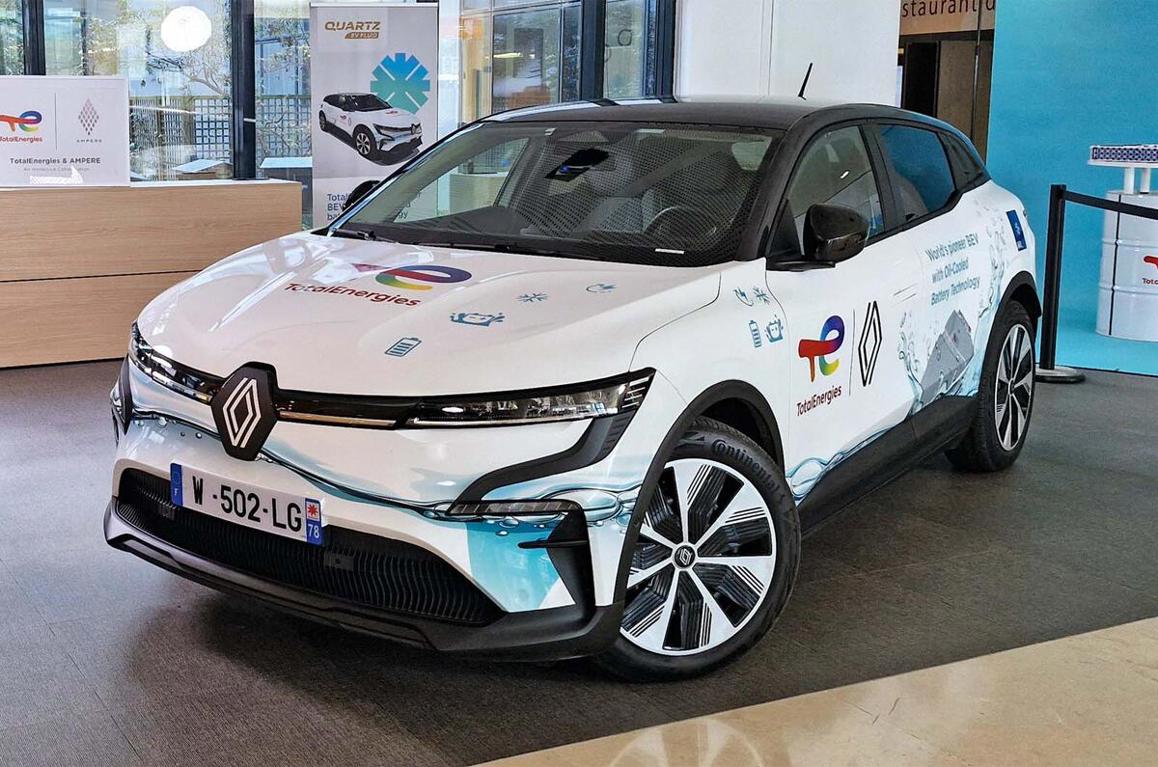 TotalEnergies Renault Megane E-Tech.