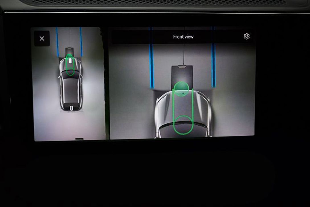 Porsche Cayenne Electric wireless charging.