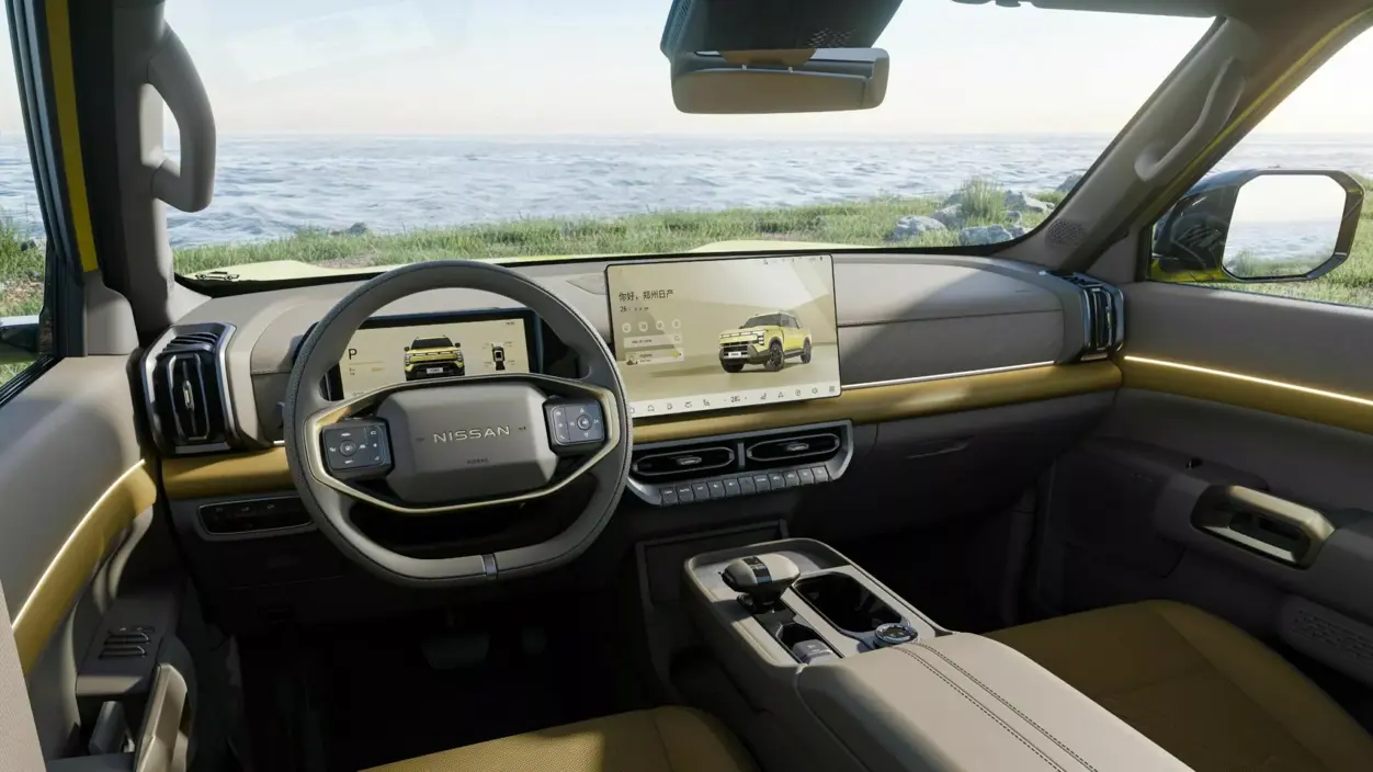 Nissan Frontier Pro PHEV ute interior