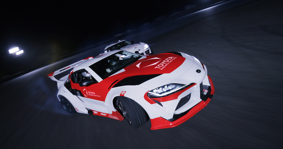 Toyota AI tandem drift cars