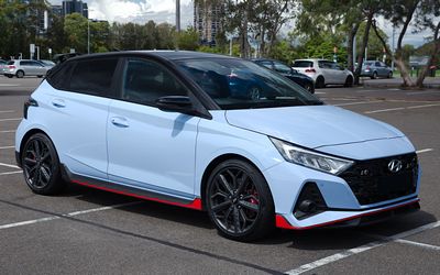 A HYUNDAI I20 vehicle