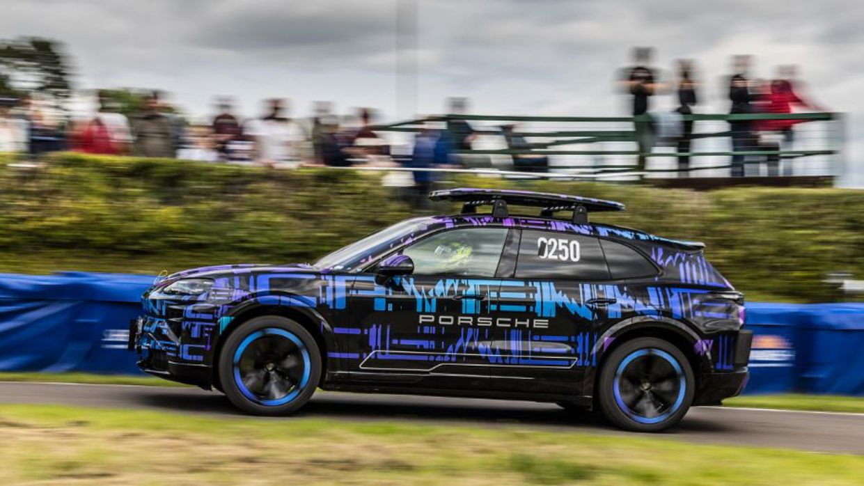 Porsche Cayenne Electric prototype.