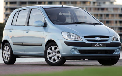 A HYUNDAI GETZ vehicle