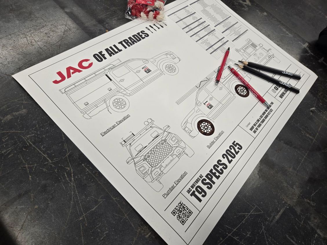Jac T9 ute launched in NZ.