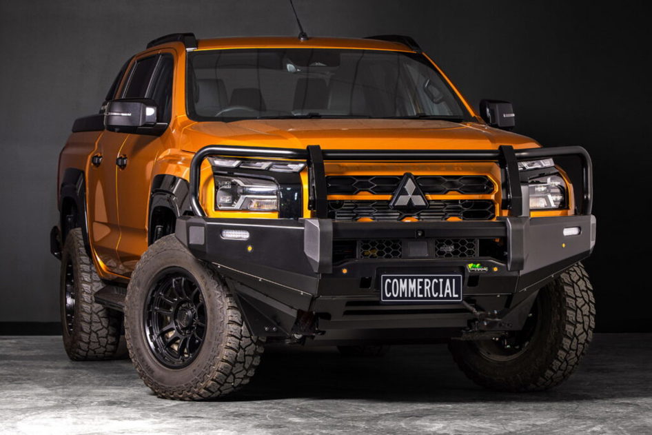 Mitsubishi Triton ute Ironman 4x4 commercial bull bar
