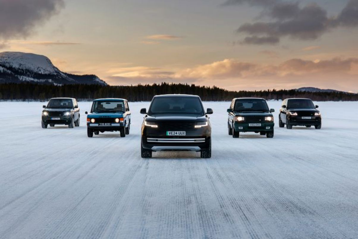 Range Rover Electric on test in Sweden.