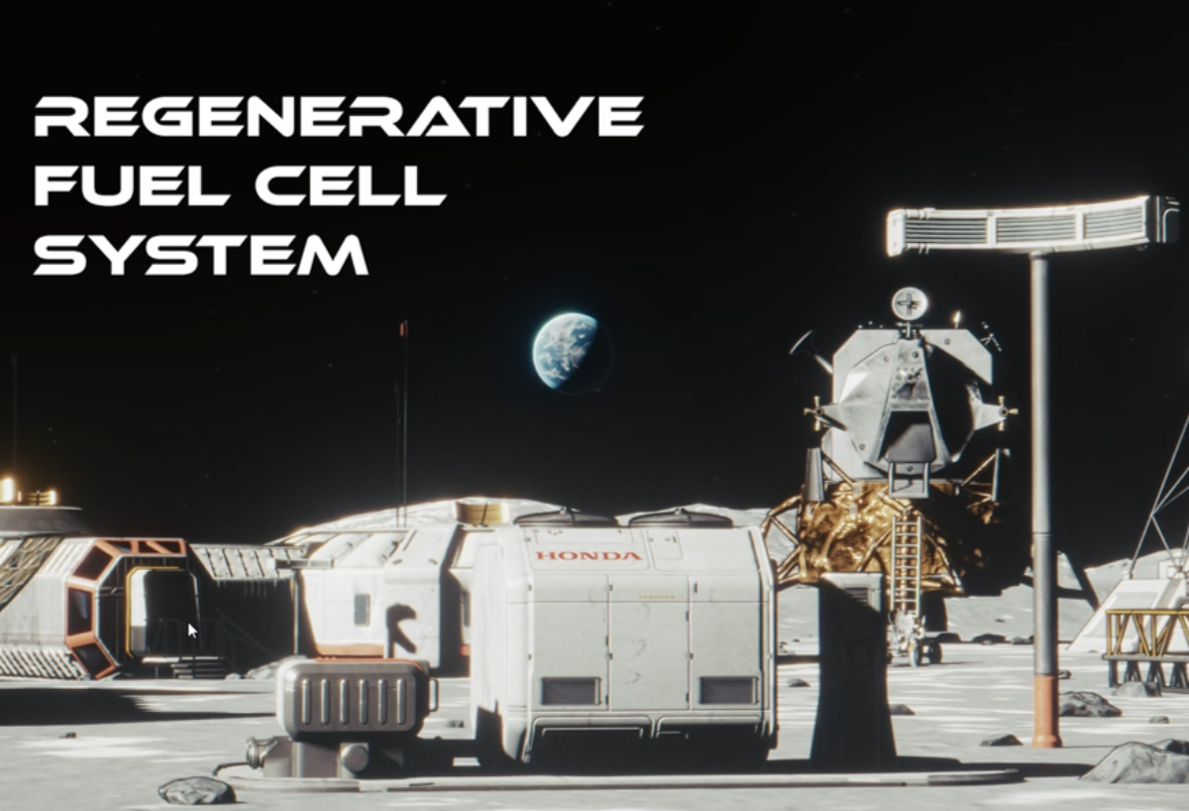 Honda fuel cells for the moon.