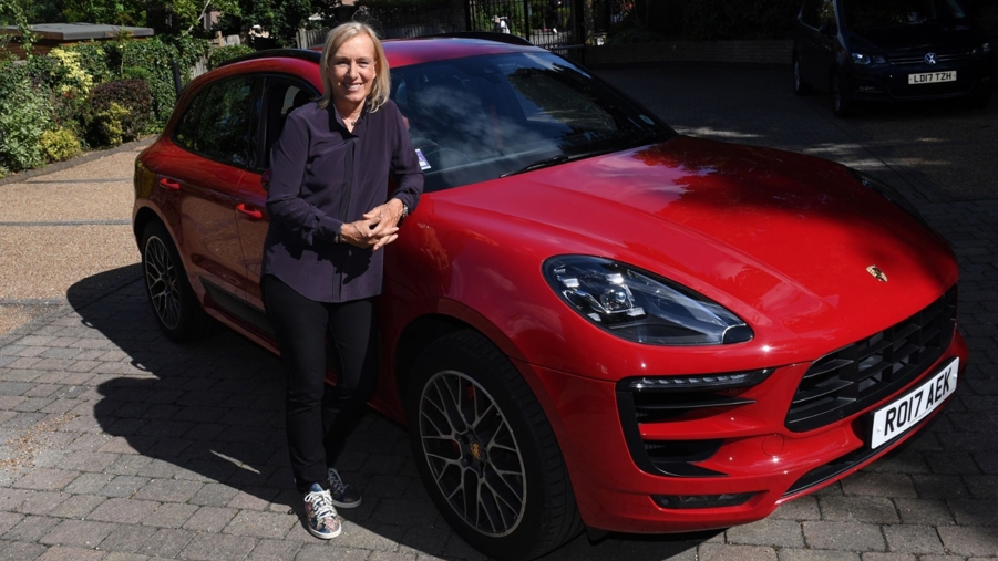 Martina Navratilova Porsche Macan GTS