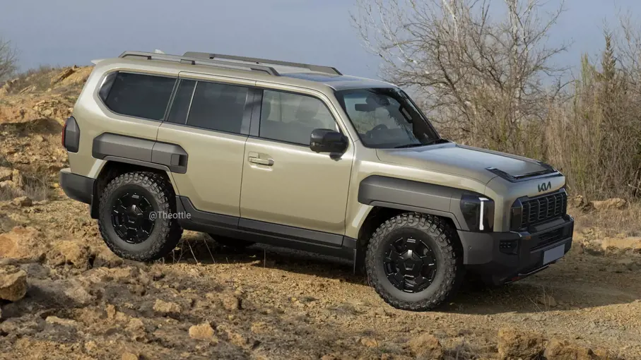 Kia Tasman SUV render